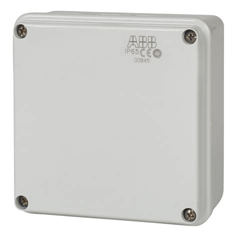 abb grey thermoplastic junction box|junction boxes for dry spaces.